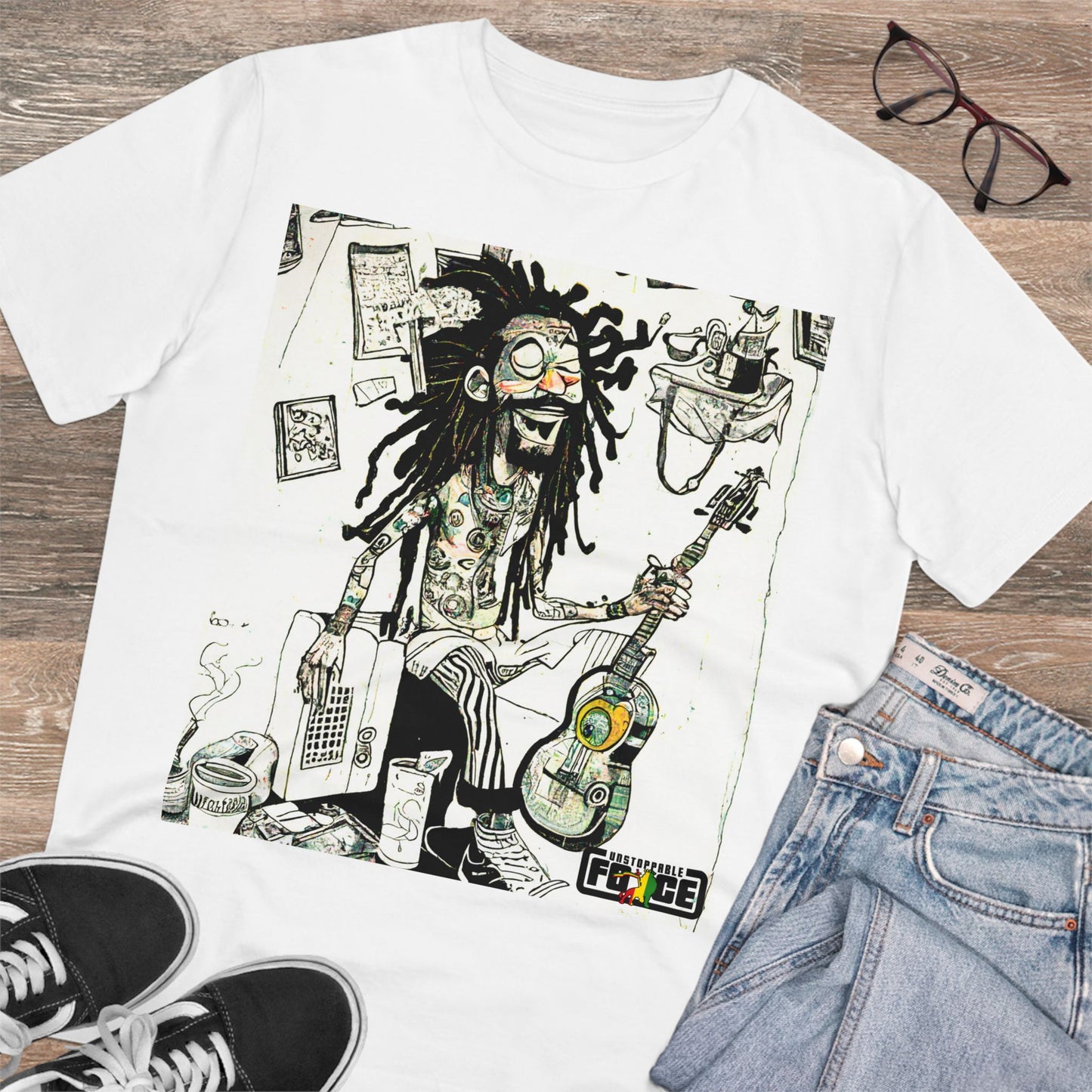 UFB Tattooed Rasta S01 Organic Creator T-shirt - Unisex