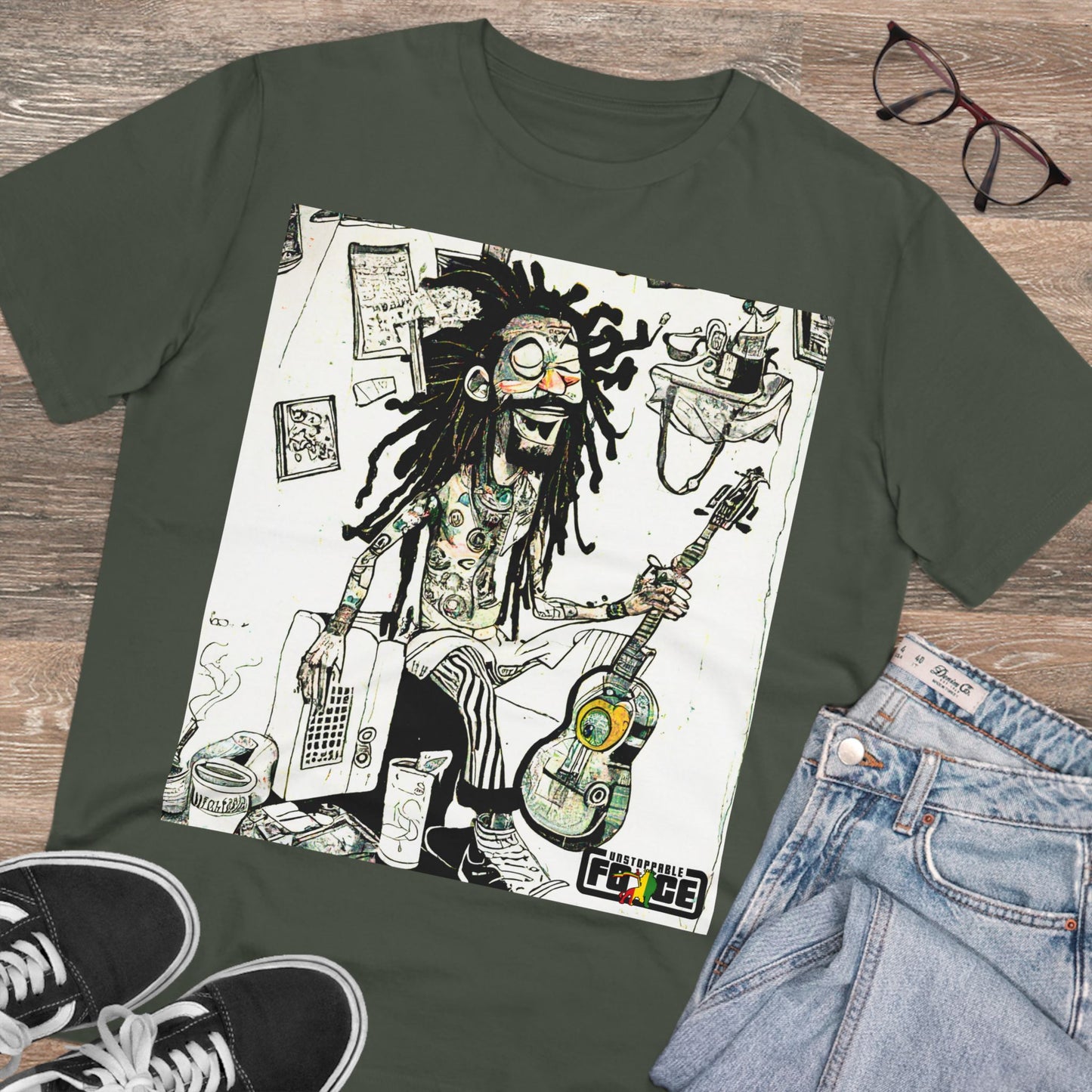 UFB Tattooed Rasta S01 Organic Creator T-shirt - Unisex