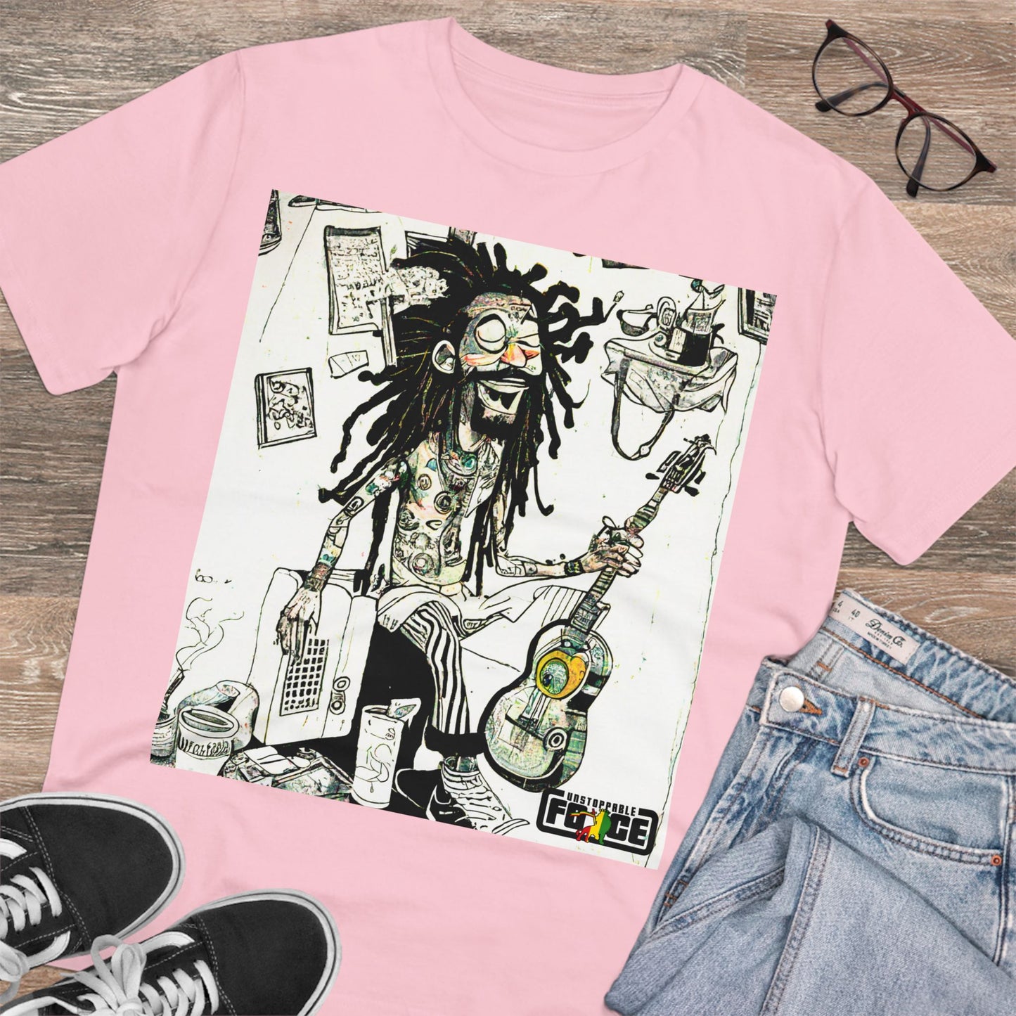 UFB Tattooed Rasta S01 Organic Creator T-shirt - Unisex