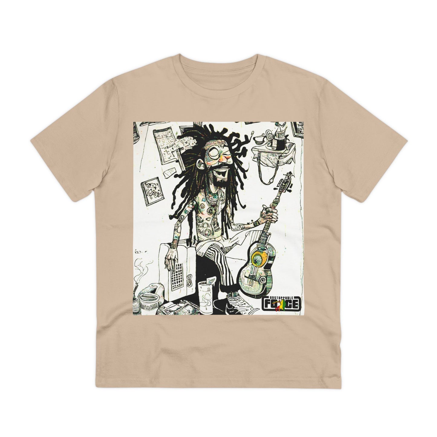 UFB Tattooed Rasta S01 Organic Creator T-shirt - Unisex