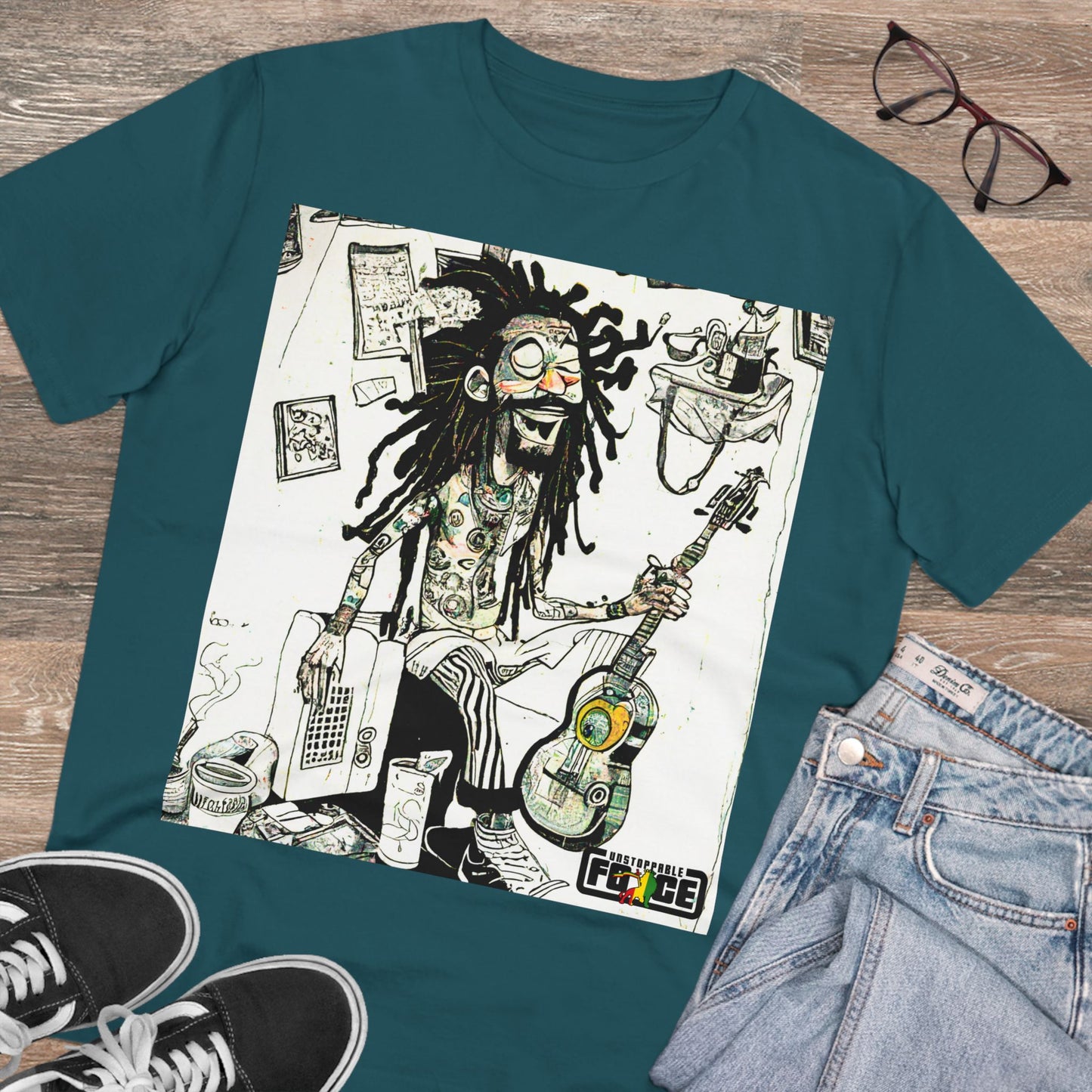 UFB Tattooed Rasta S01 Organic Creator T-shirt - Unisex