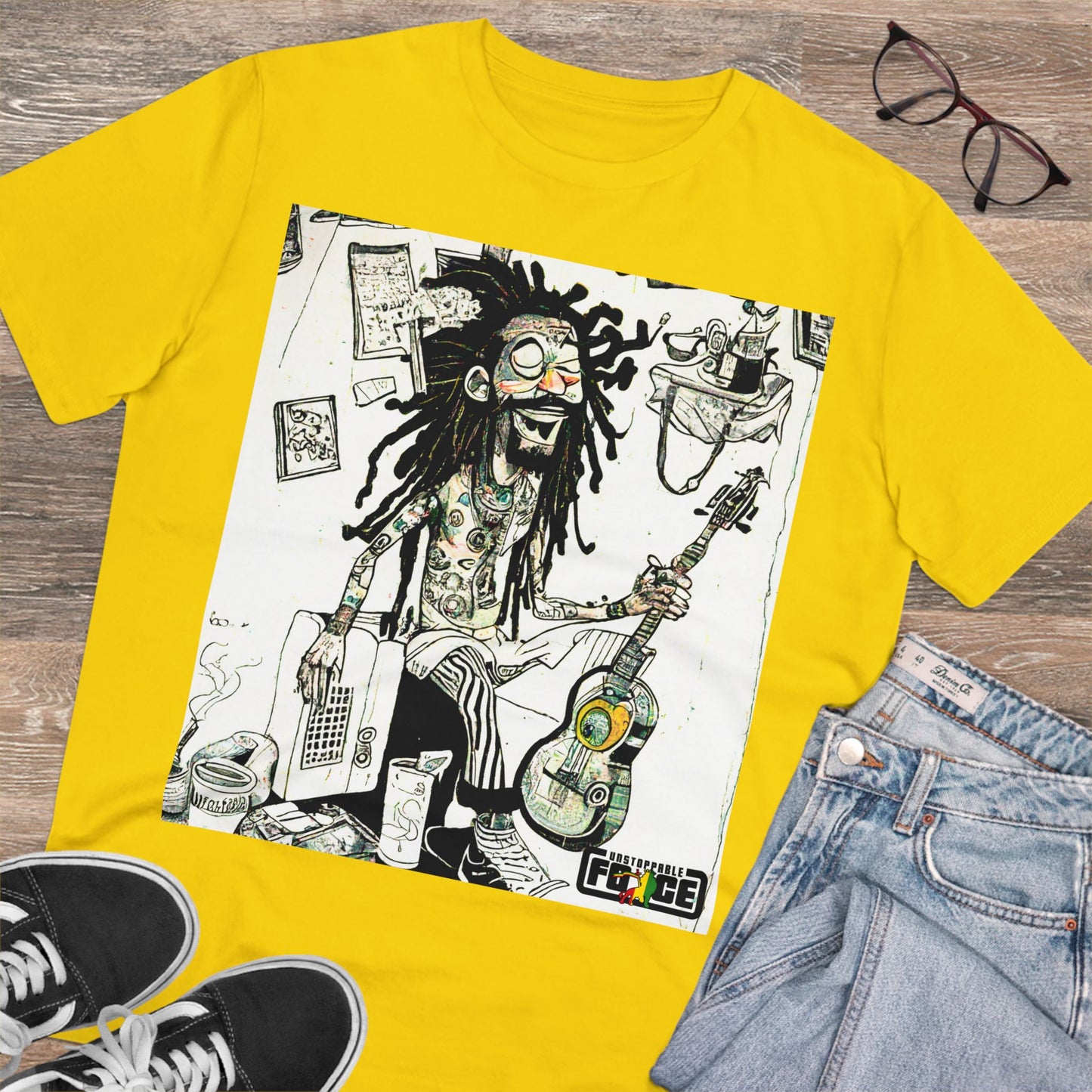 UFB Tattooed Rasta S01 Organic Creator T-shirt - Unisex