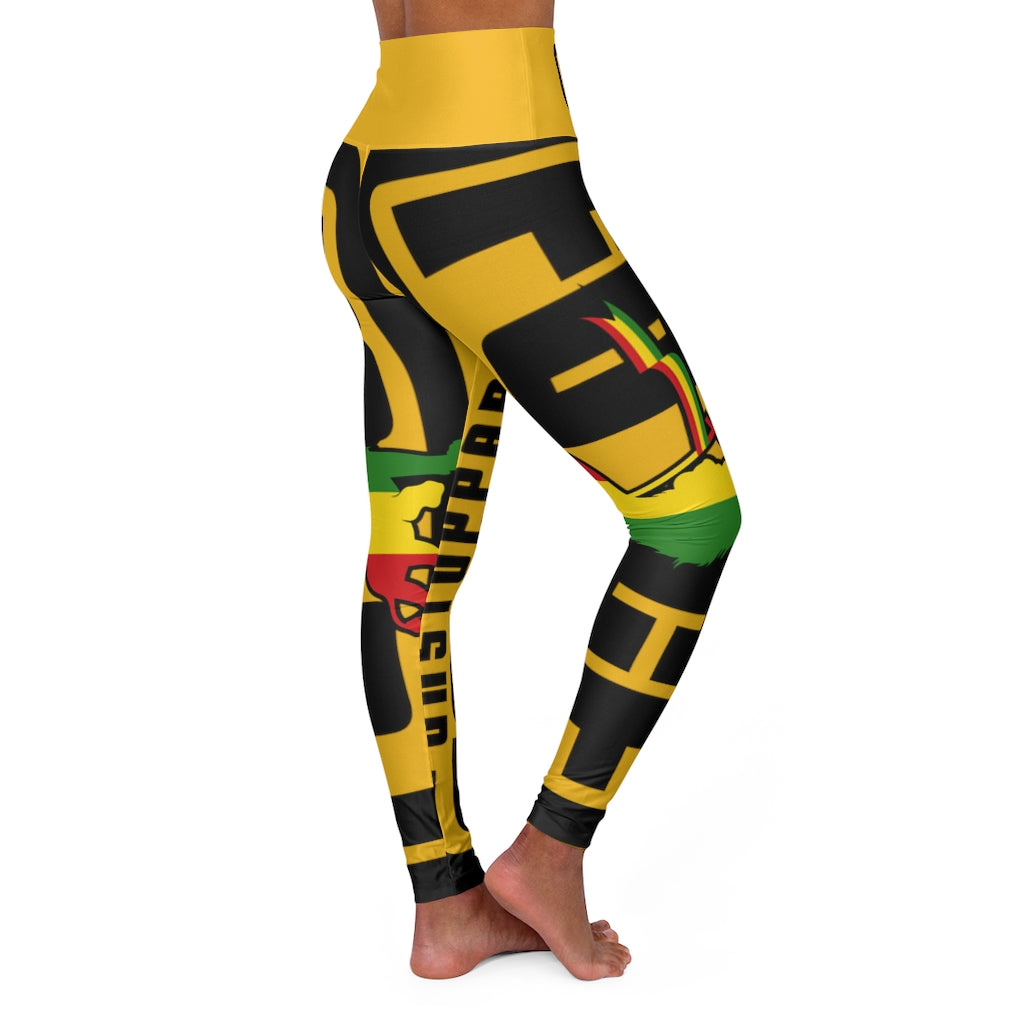 Unstoppable Force Banner High Waisted Yoga Leggings