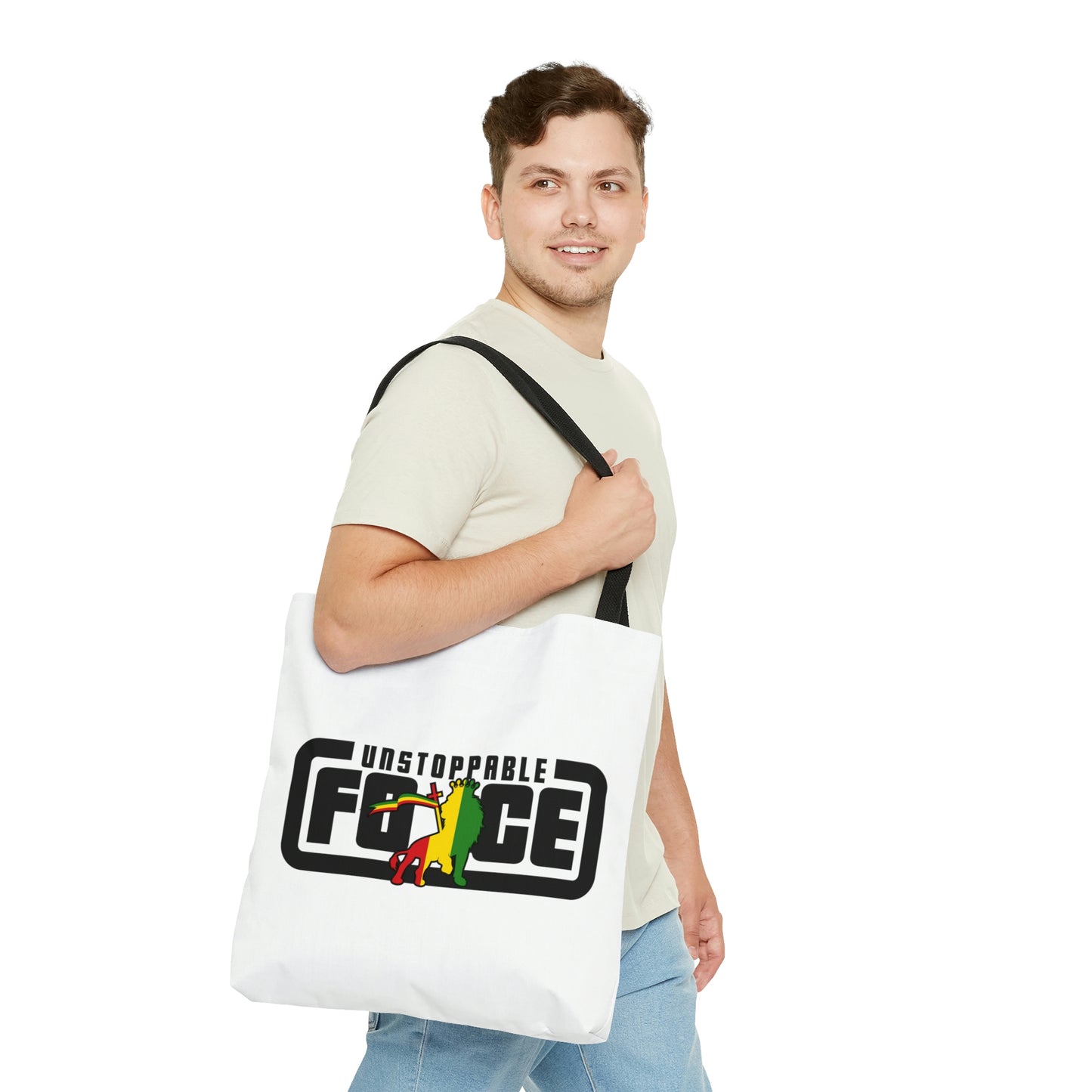 Unstoppable Force AOP Tote Bag