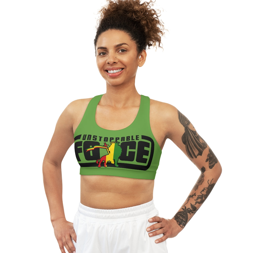 Unstoppable Force Seamless Sports Bra (AOP)