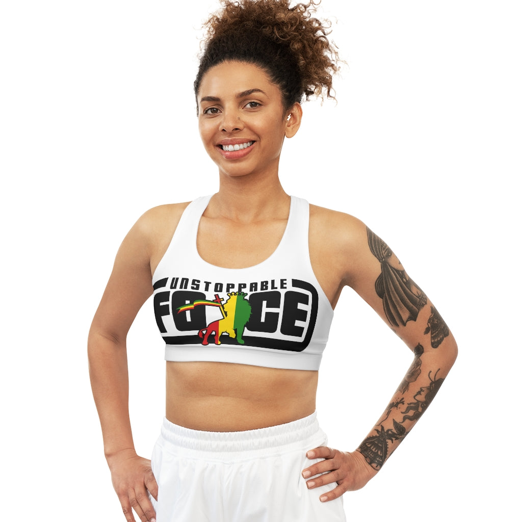 Unstoppable Force Seamless Sports Bra (AOP)