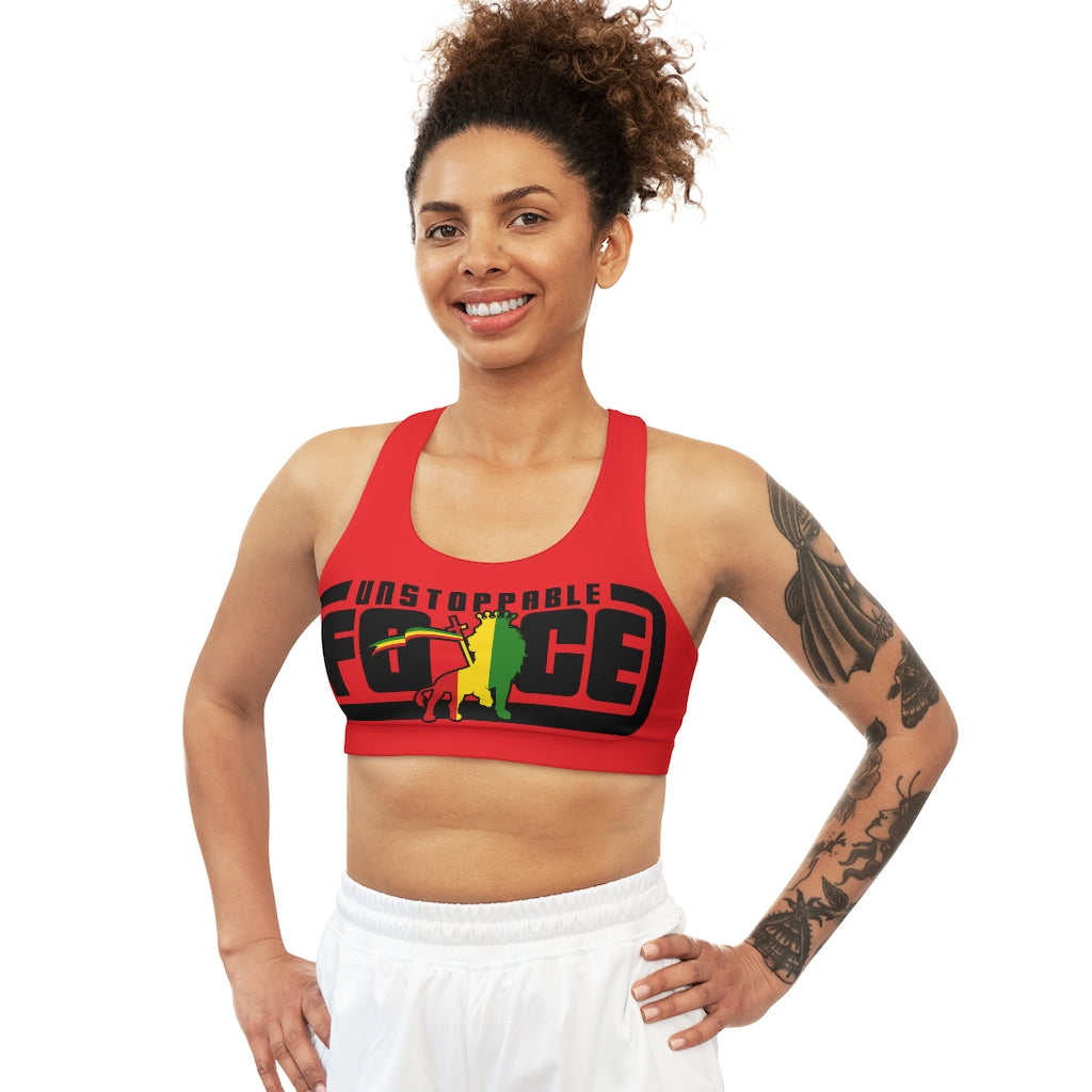 Unstoppable Force Seamless Sports Bra (AOP)