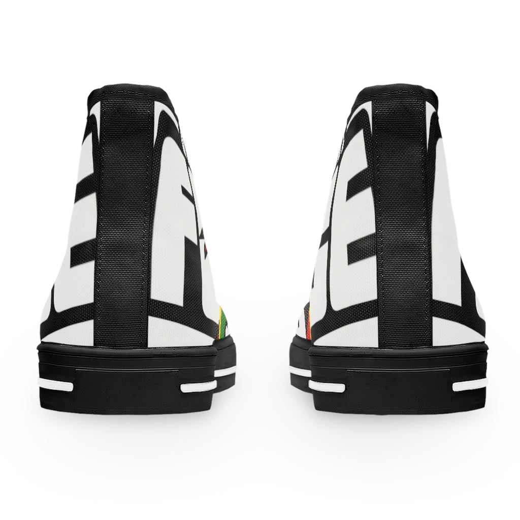Unstoppable Force Full Banner Women's High Top Sneakers