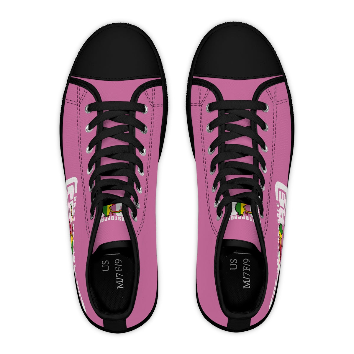 Unstoppable Force SQ banner Women's High Top Sneakers
