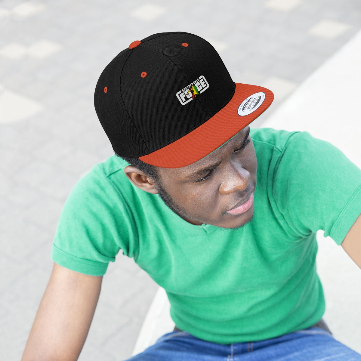 Unstoppable Force Unisex Flat Bill Hat