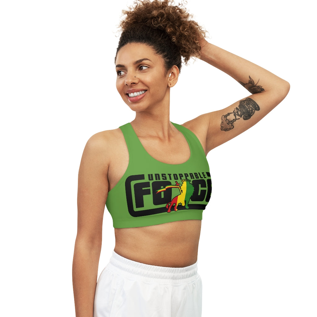 Unstoppable Force Seamless Sports Bra (AOP)