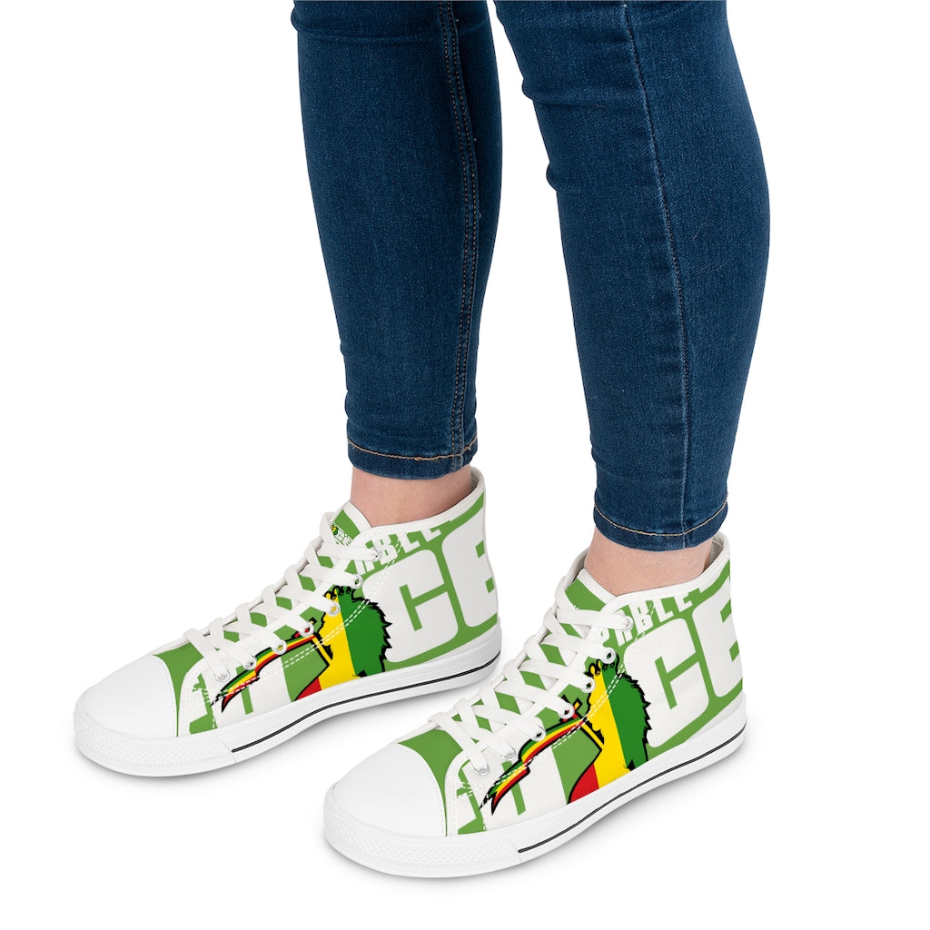 Unstoppable Force Full Banner Women's High Top Sneakers