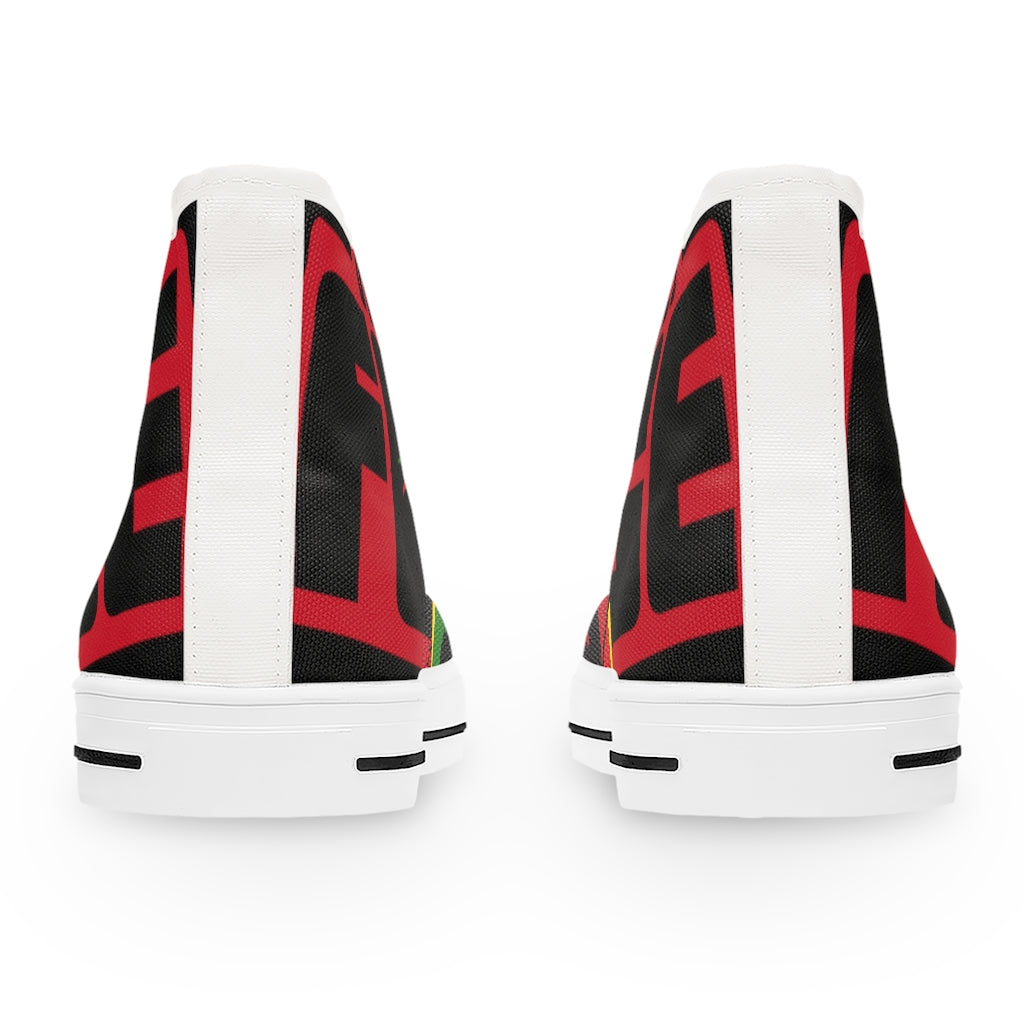 Unstoppable Force Full Banner Women's High Top Sneakers