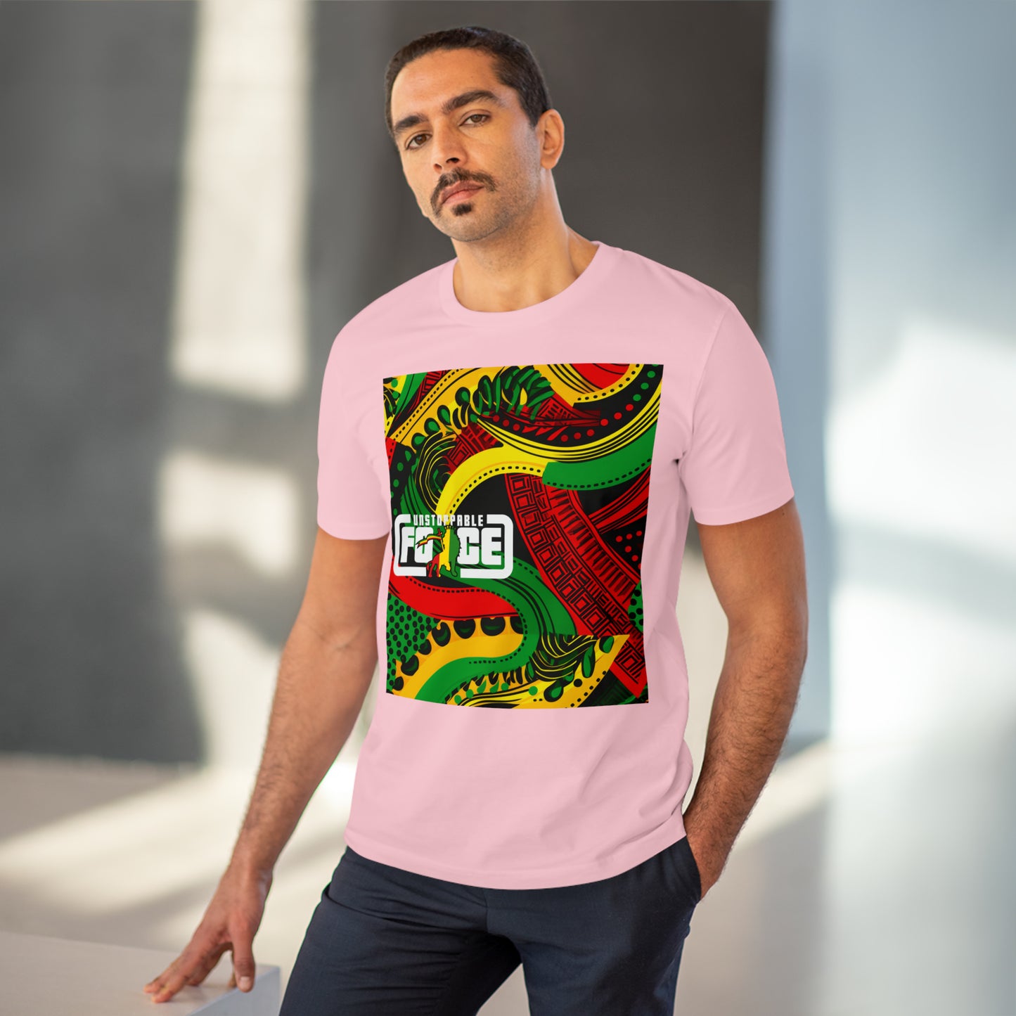 African Fabric Organic Creator T-shirt - Unisex