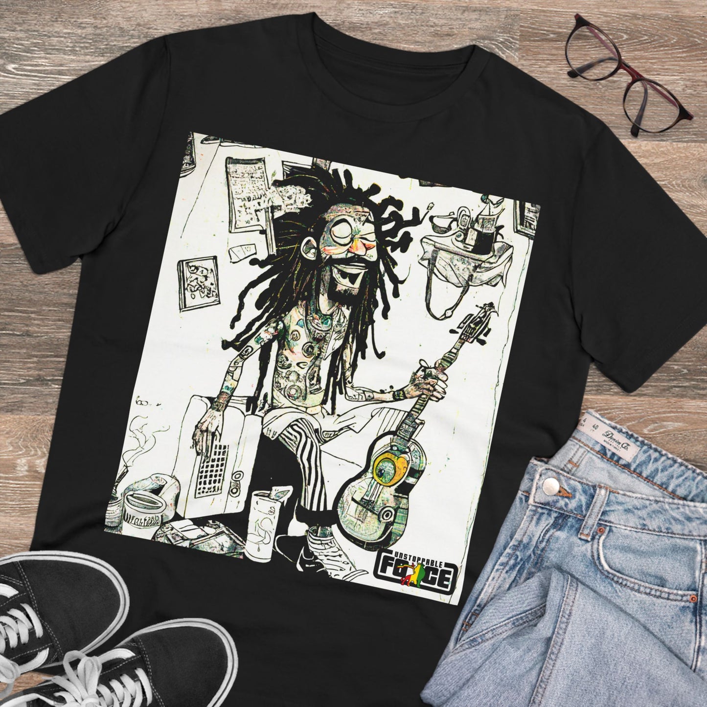 UFB Tattooed Rasta S01 Organic Creator T-shirt - Unisex