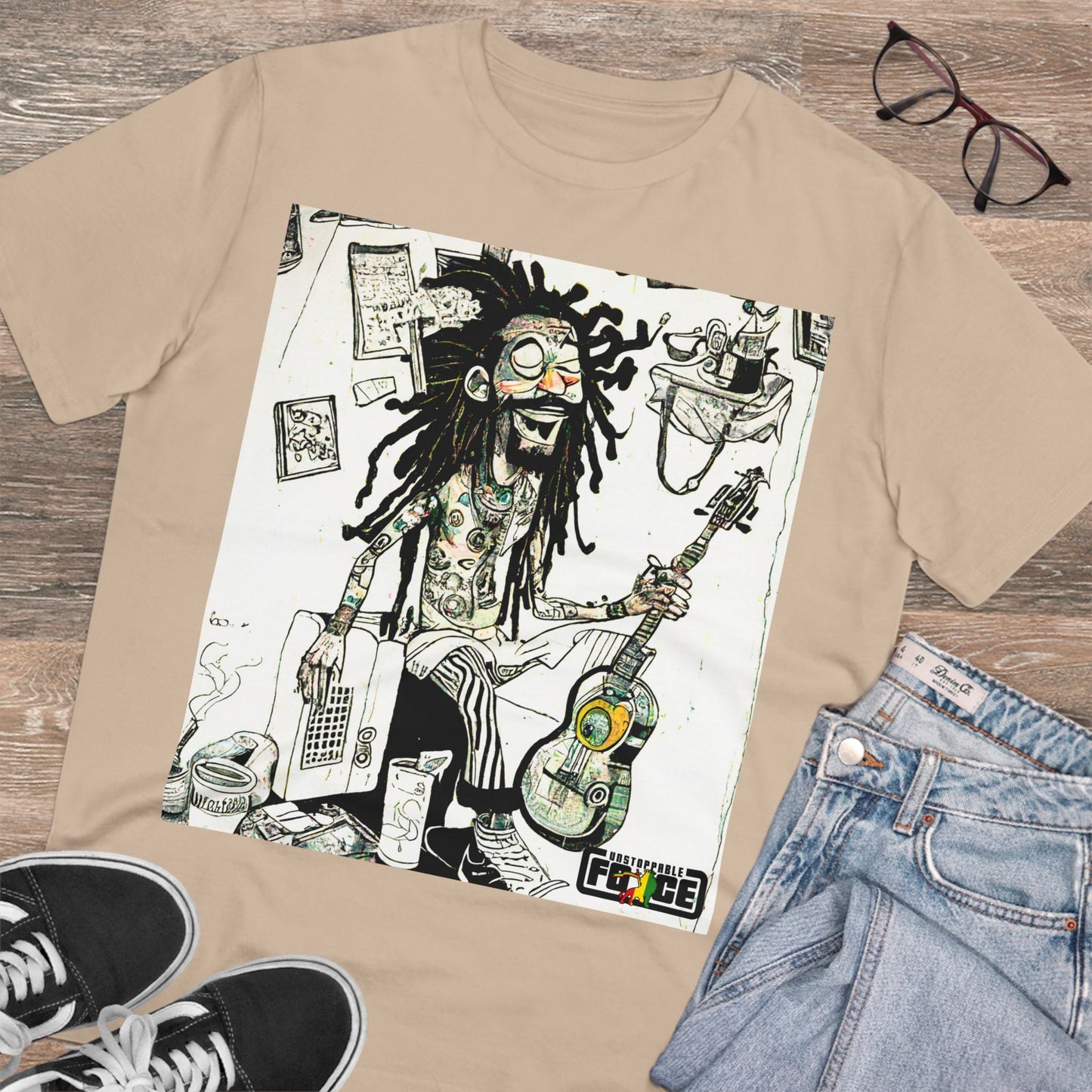 UFB Tattooed Rasta S01 Organic Creator T-shirt - Unisex