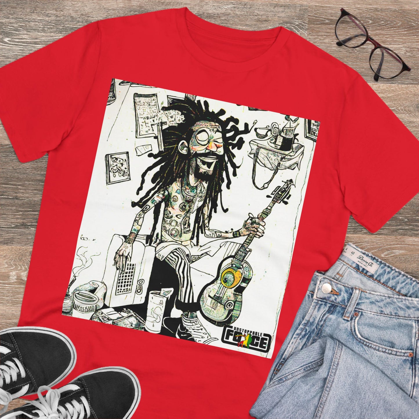 UFB Tattooed Rasta S01 Organic Creator T-shirt - Unisex