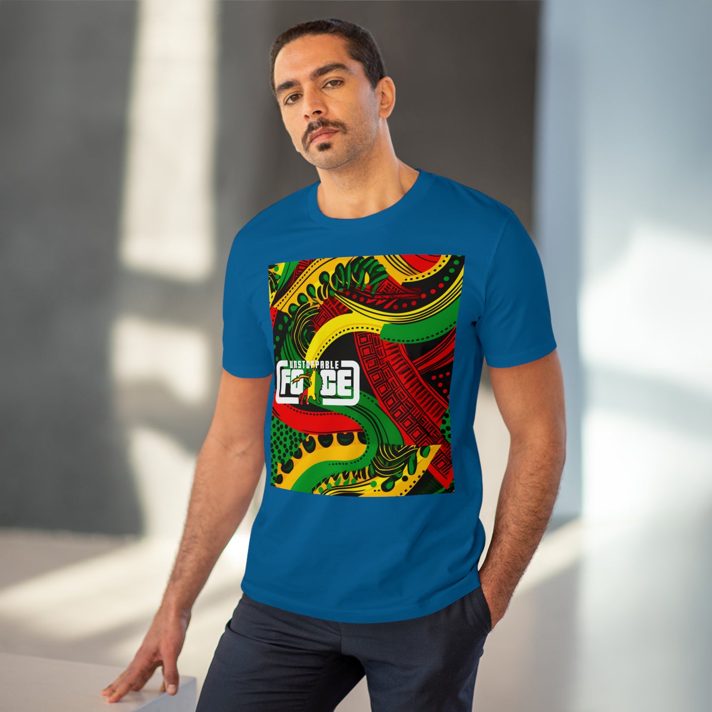 African Fabric Organic Creator T-shirt - Unisex