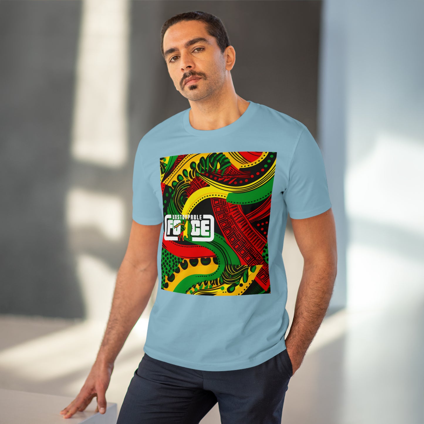 African Fabric Organic Creator T-shirt - Unisex
