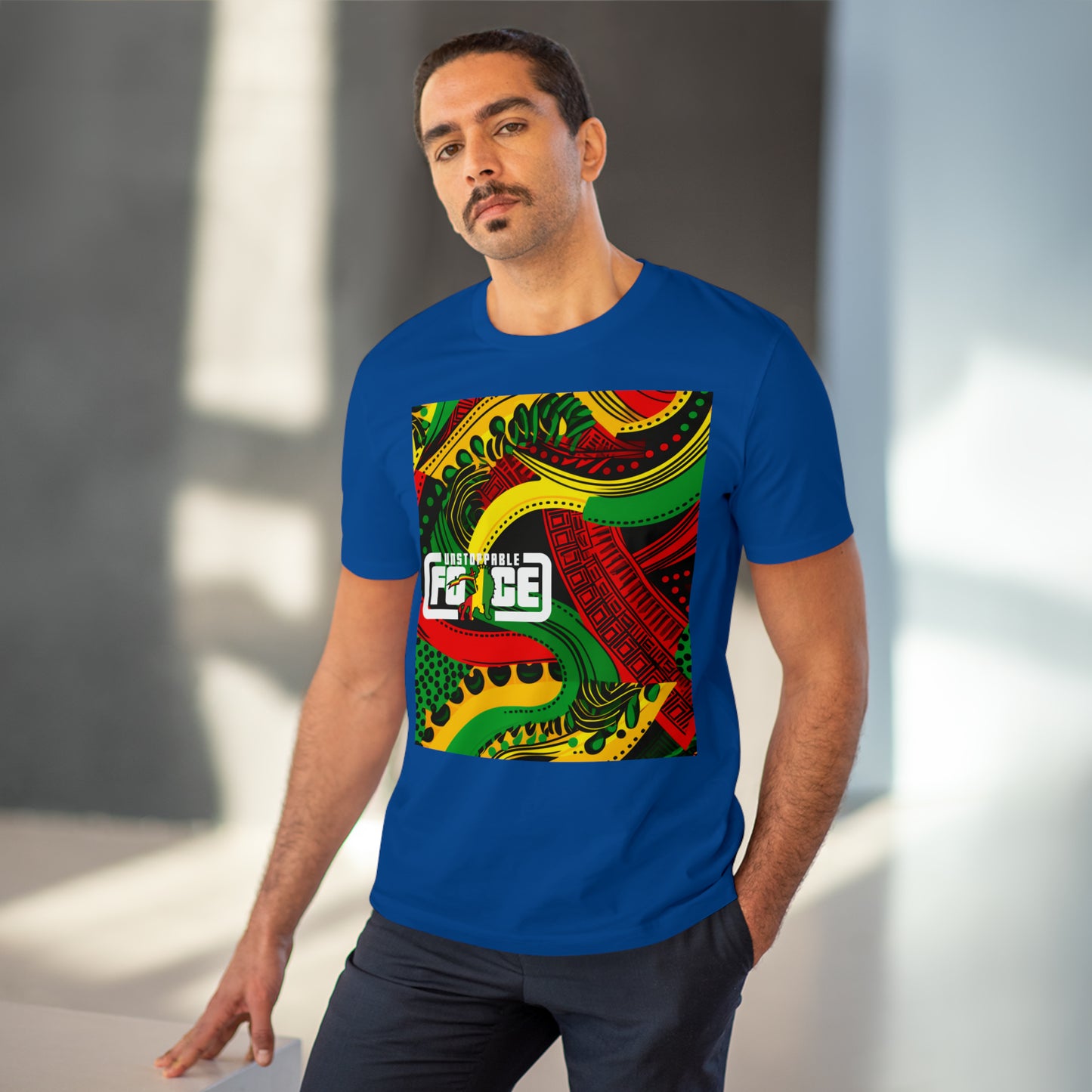 African Fabric Organic Creator T-shirt - Unisex