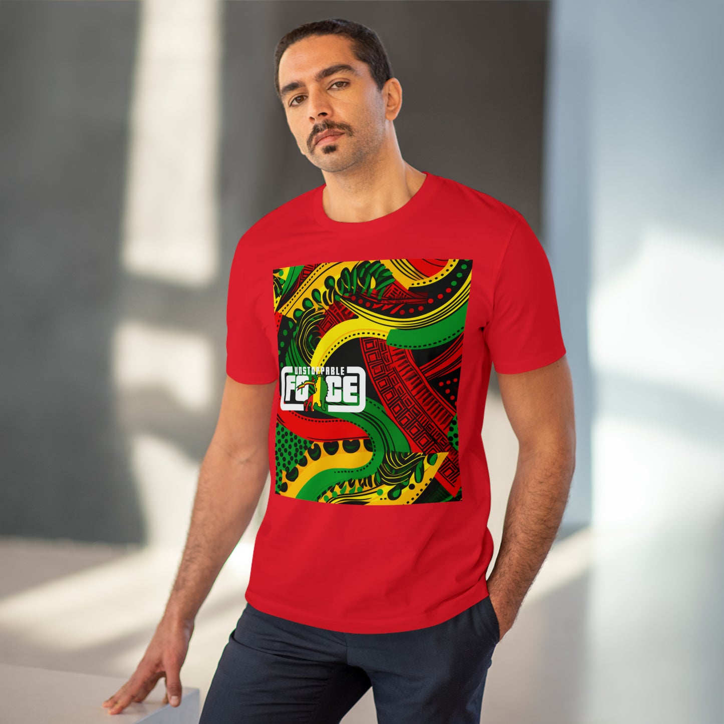 African Fabric Organic Creator T-shirt - Unisex
