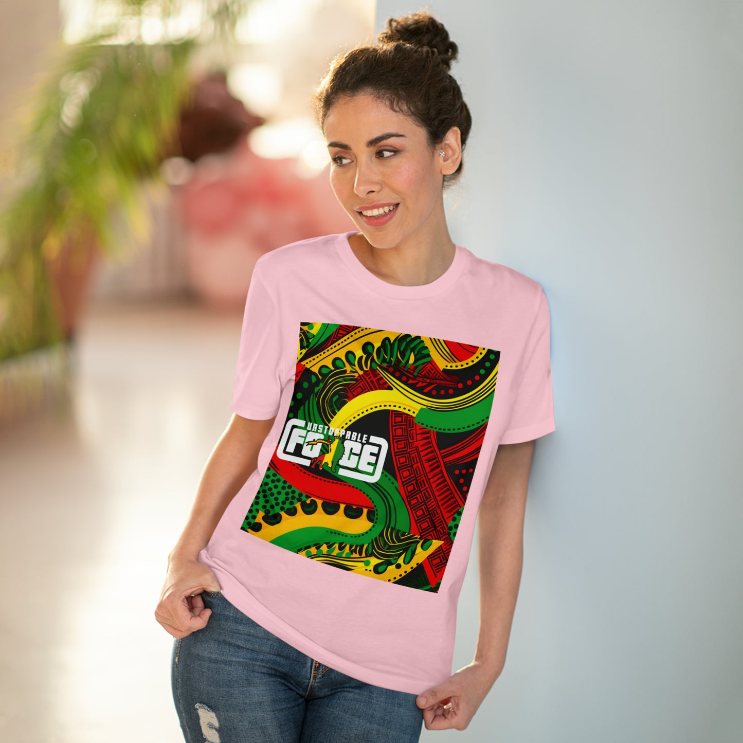 African Fabric Organic Creator T-shirt - Unisex