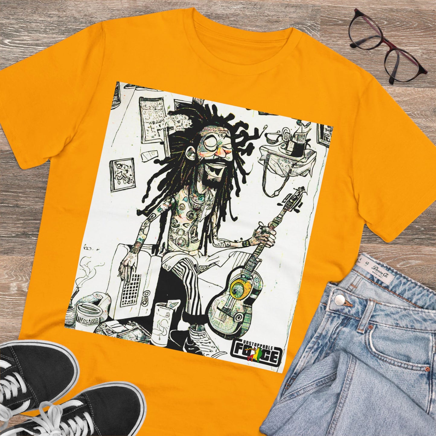 UFB Tattooed Rasta S01 Organic Creator T-shirt - Unisex