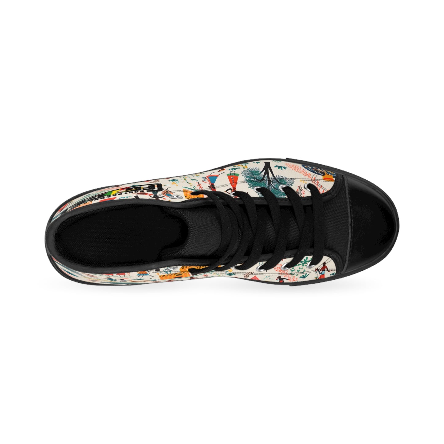 Ethiopian Fabric Unstoppable Force Men's Classic Sneakers