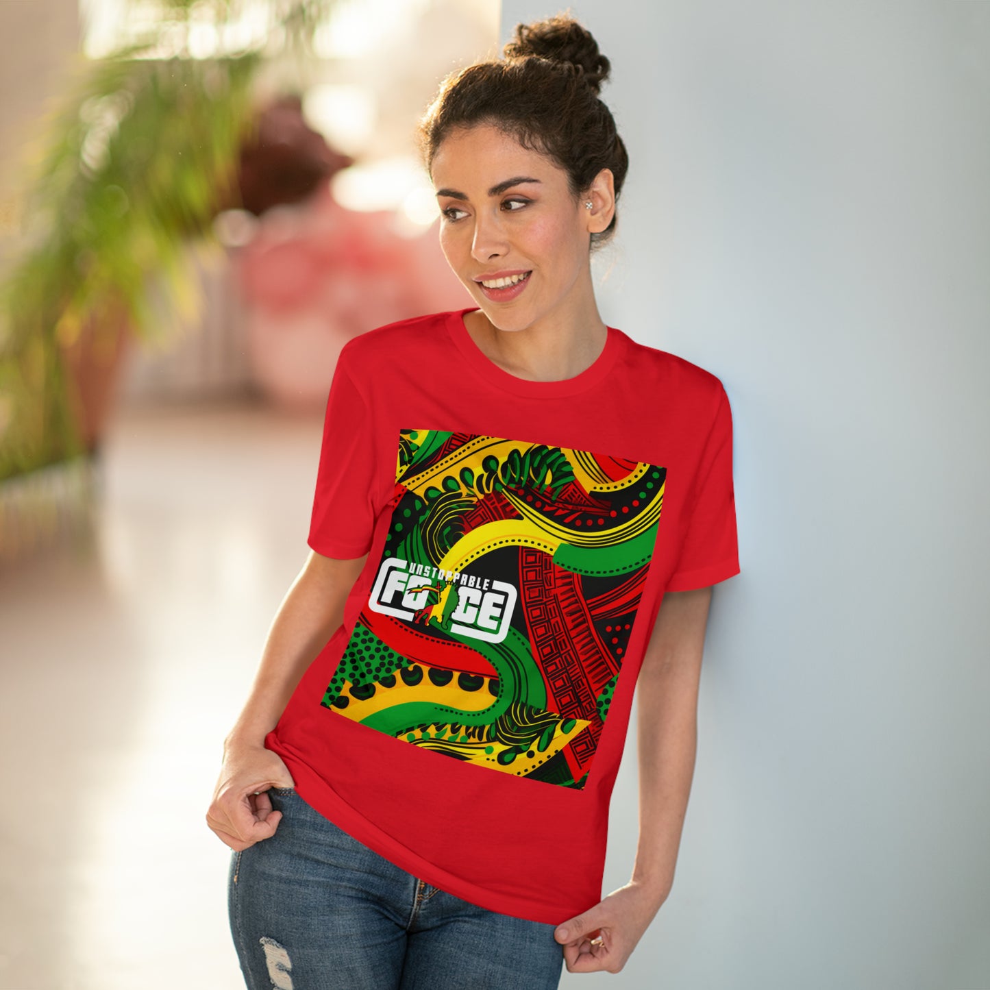 African Fabric Organic Creator T-shirt - Unisex