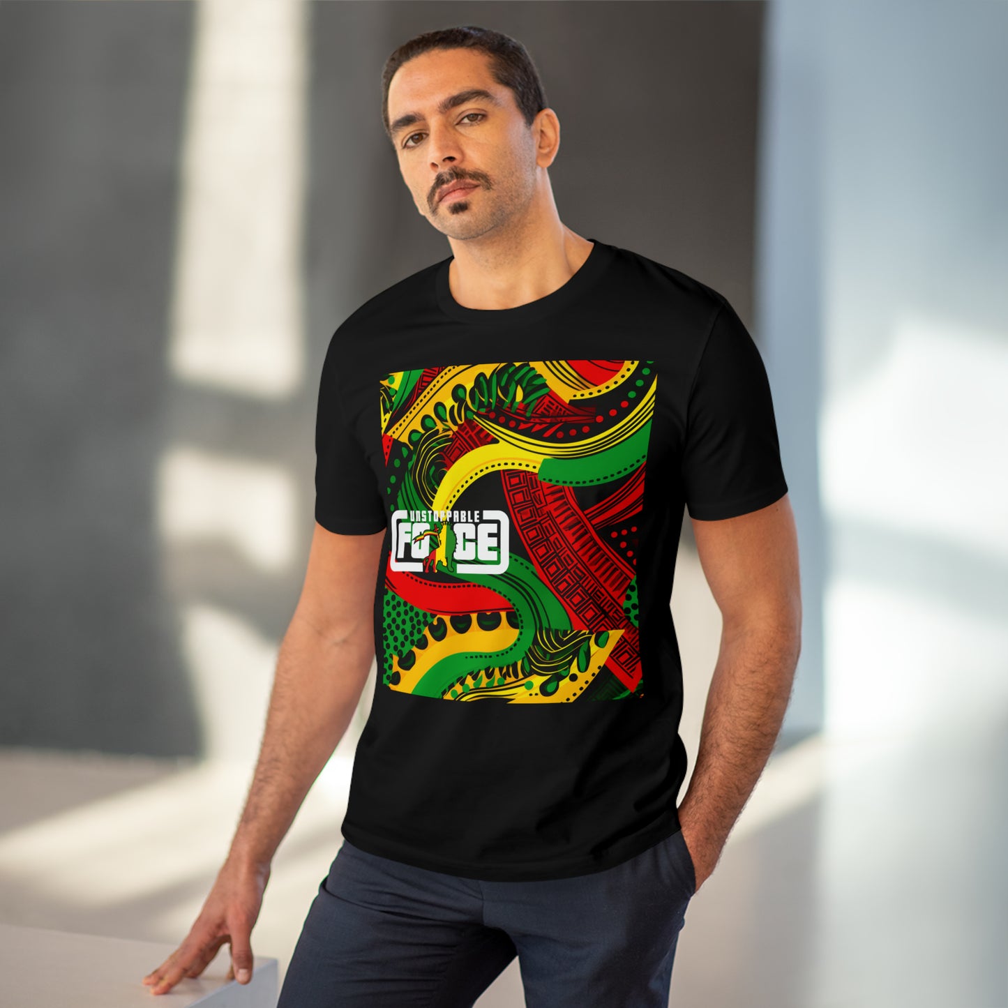 African Fabric Organic Creator T-shirt - Unisex