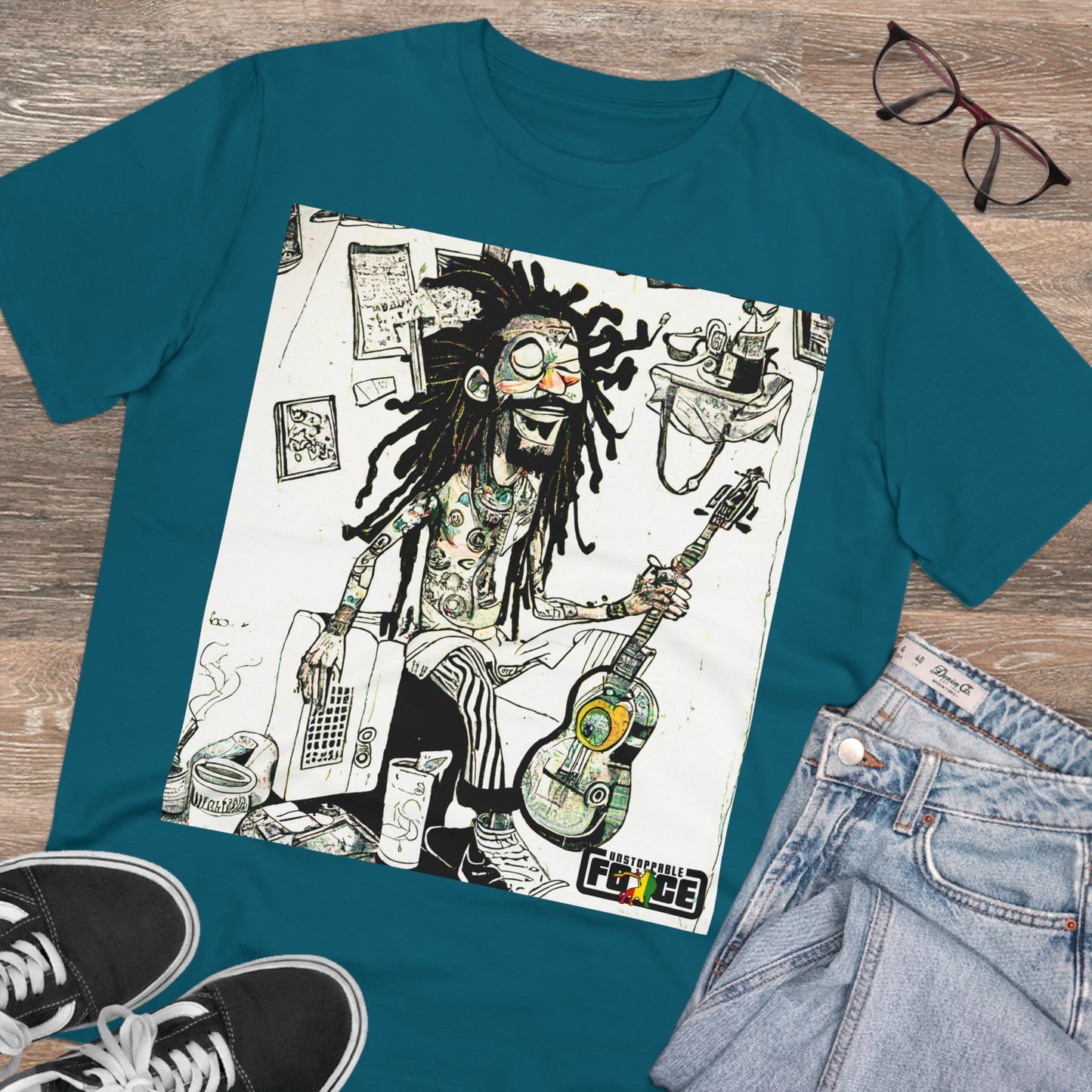 UFB Tattooed Rasta S01 Organic Creator T-shirt - Unisex
