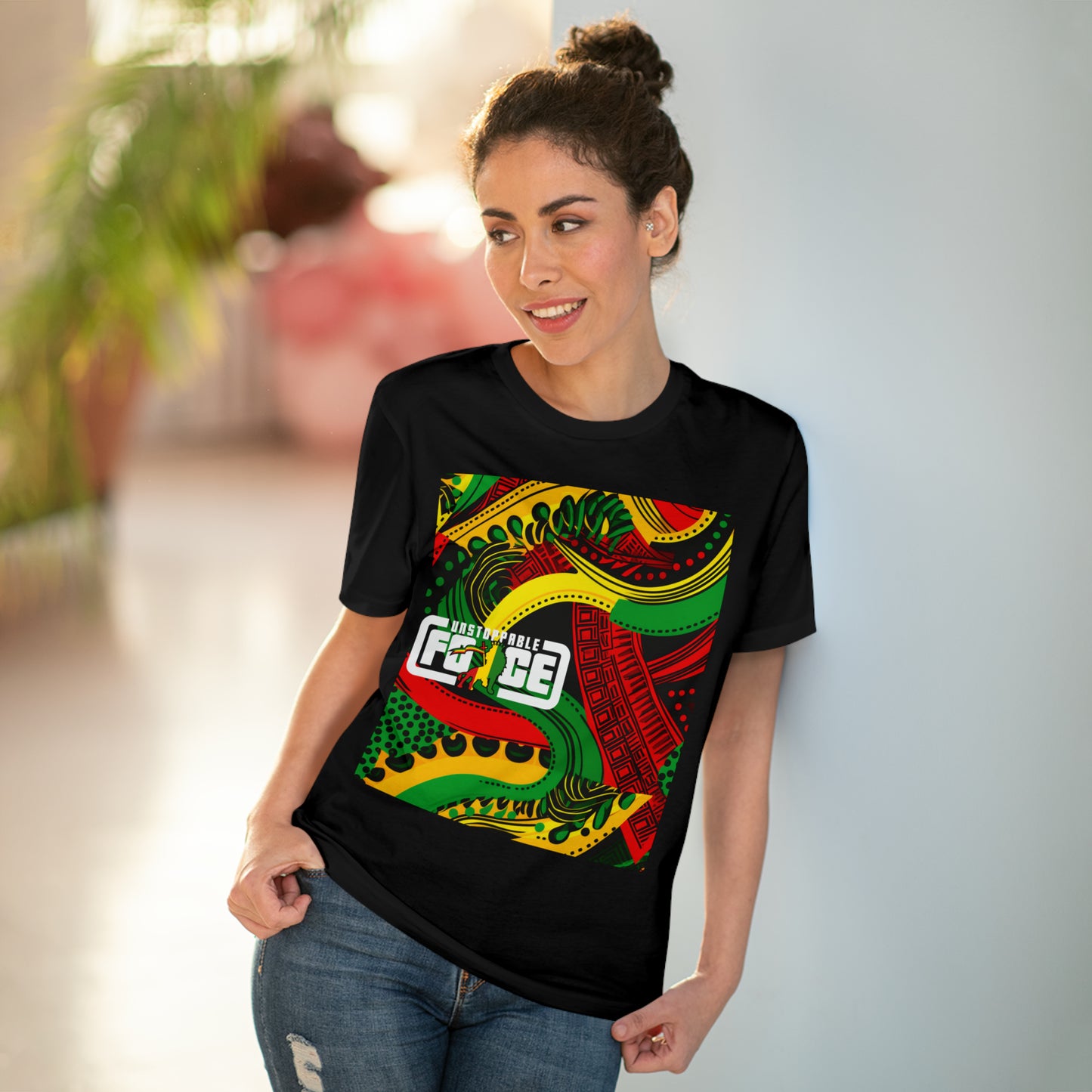 African Fabric Organic Creator T-shirt - Unisex