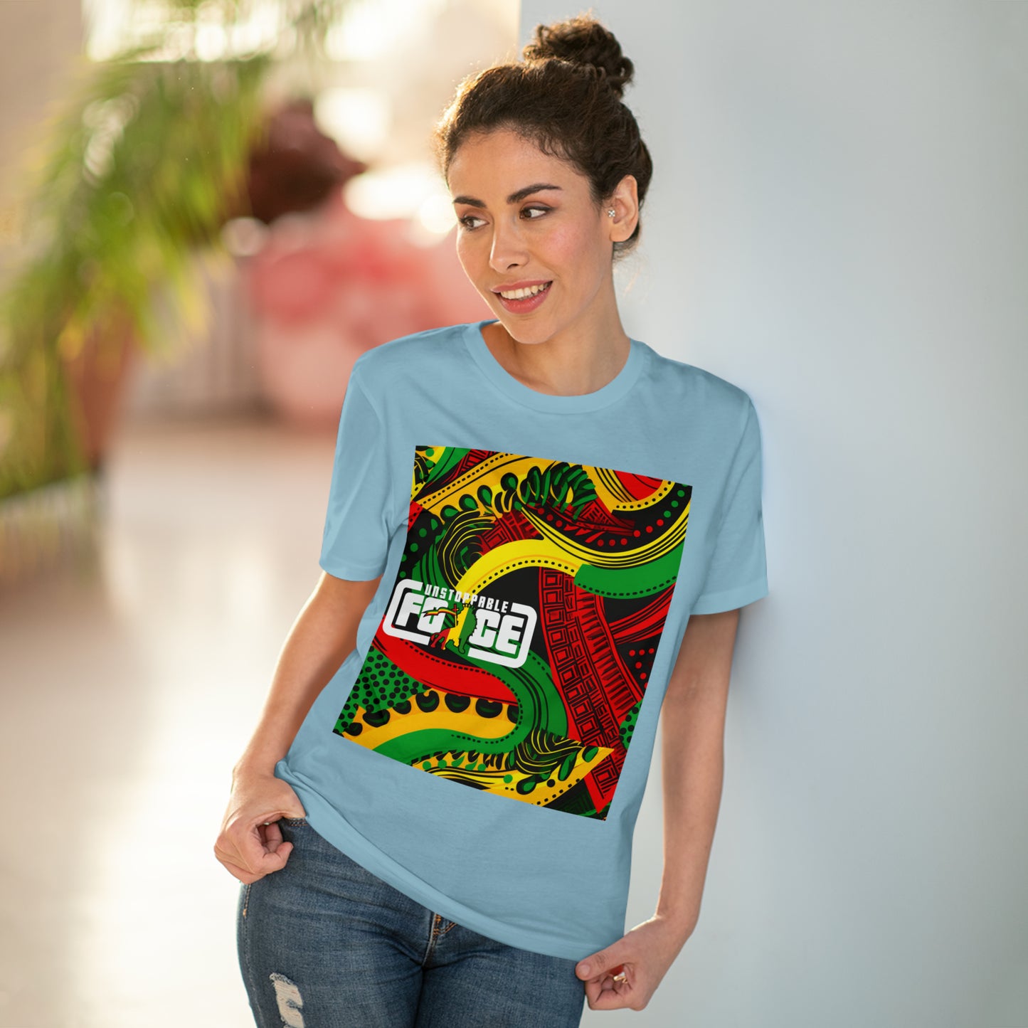 African Fabric Organic Creator T-shirt - Unisex