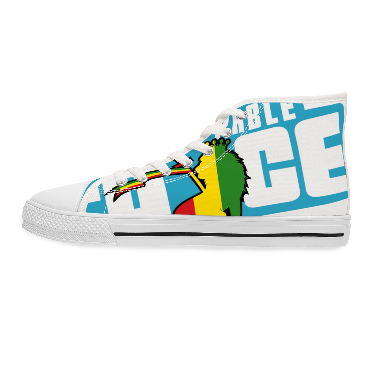 Unstoppable Force Full Banner Women's High Top Sneakers