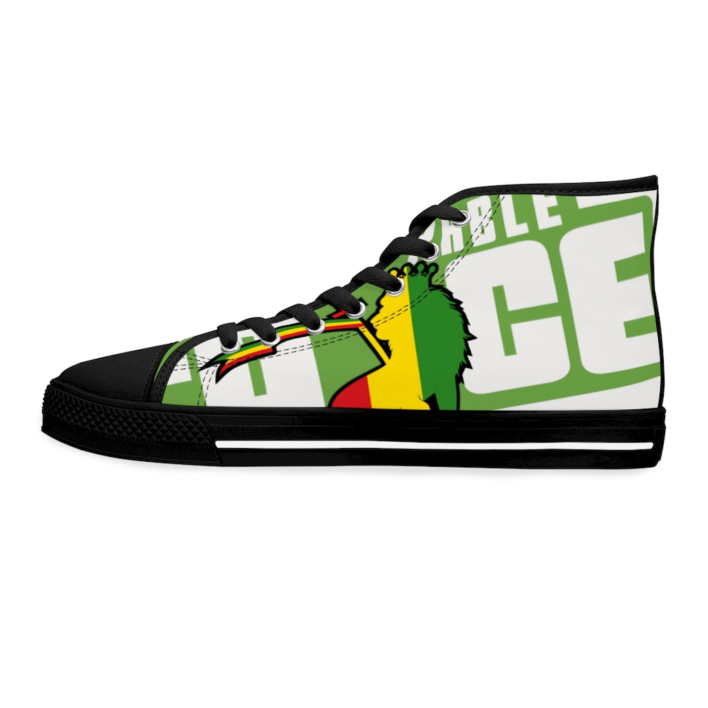 Unstoppable Force Full Banner Women's High Top Sneakers