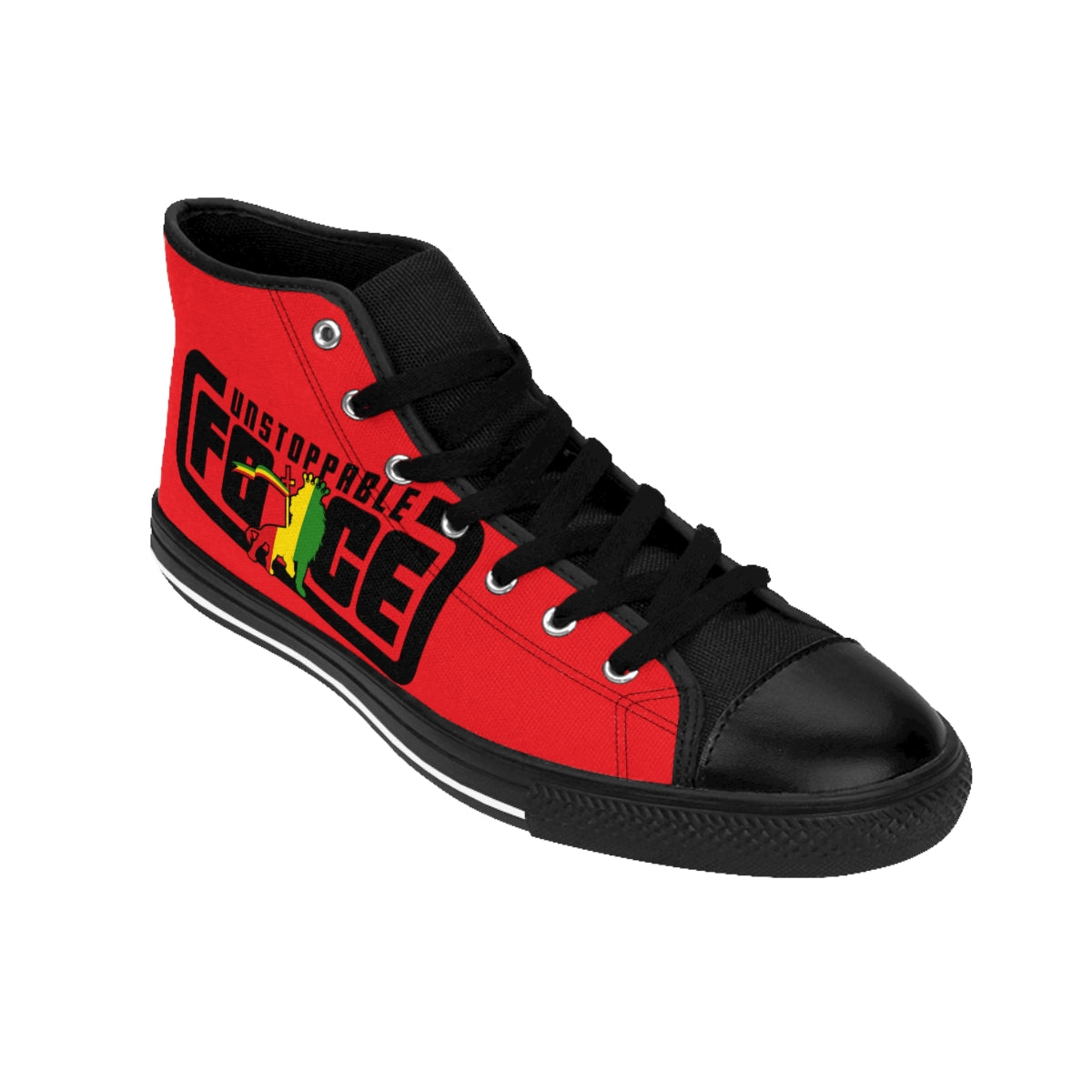 Unstoppable Force banner Men's Classic Sneakers