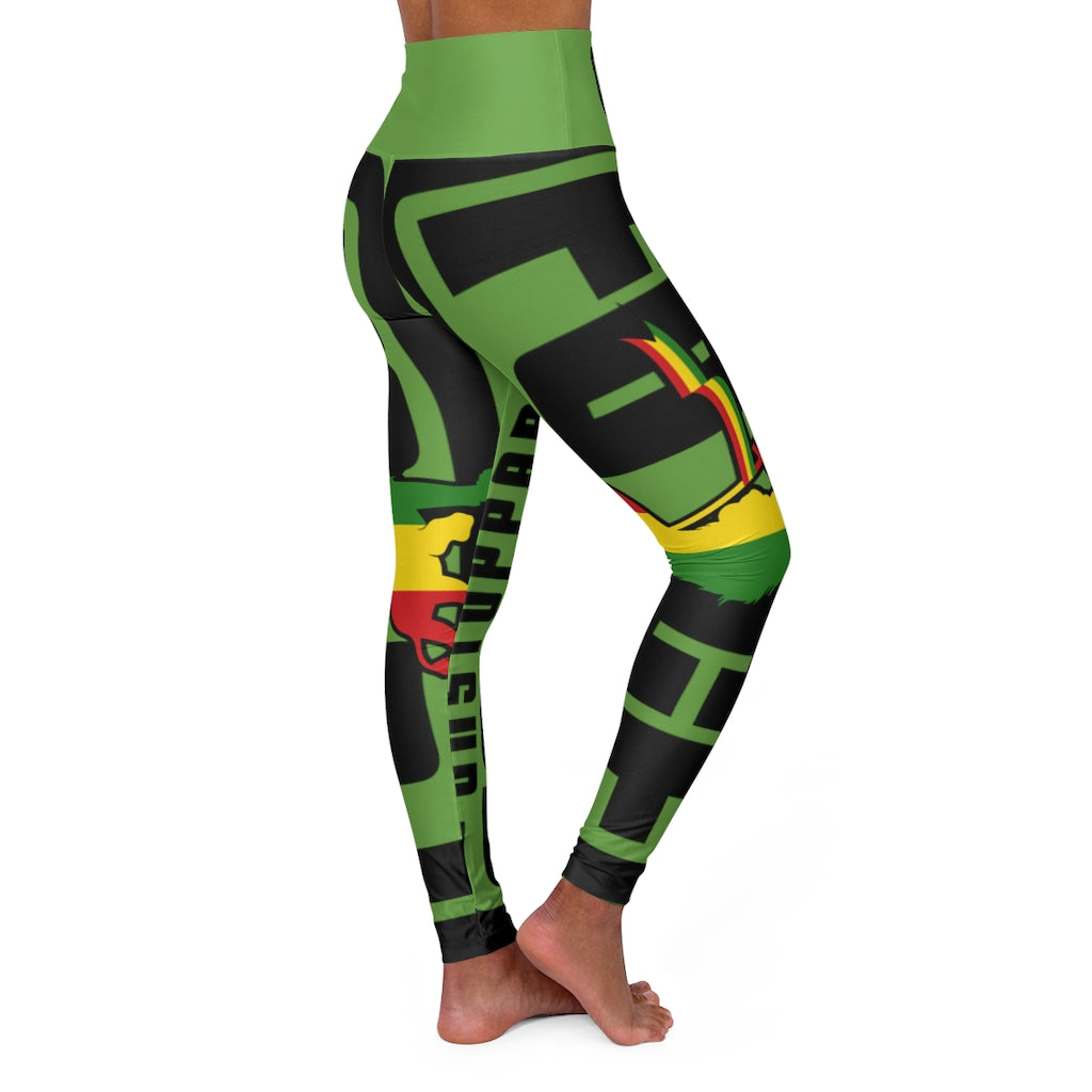 Unstoppable Force Banner High Waisted Yoga Leggings