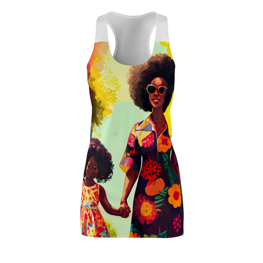 Women's Cut & Sew Racerback Dress (AOP)