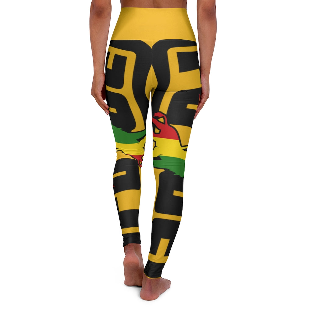 Unstoppable Force Banner High Waisted Yoga Leggings