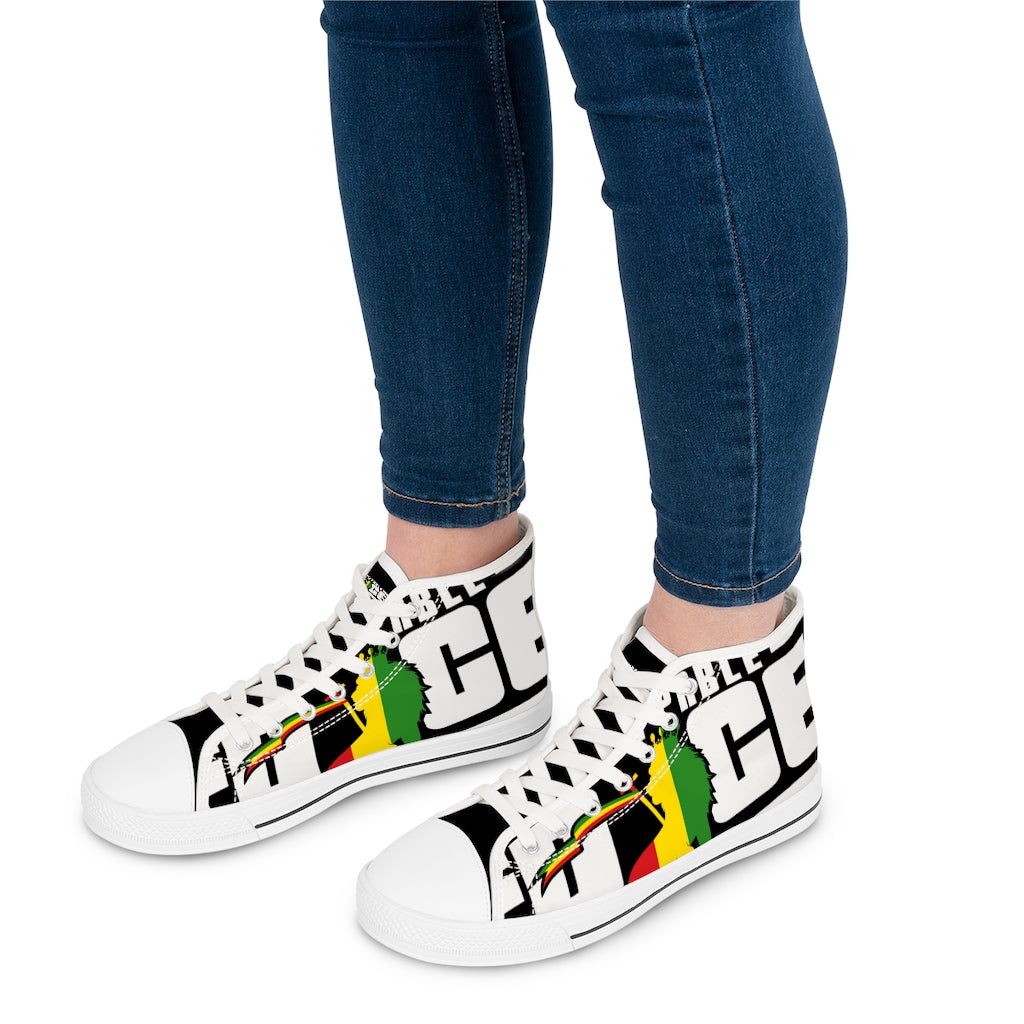 Unstoppable Force Full Banner Women's High Top Sneakers