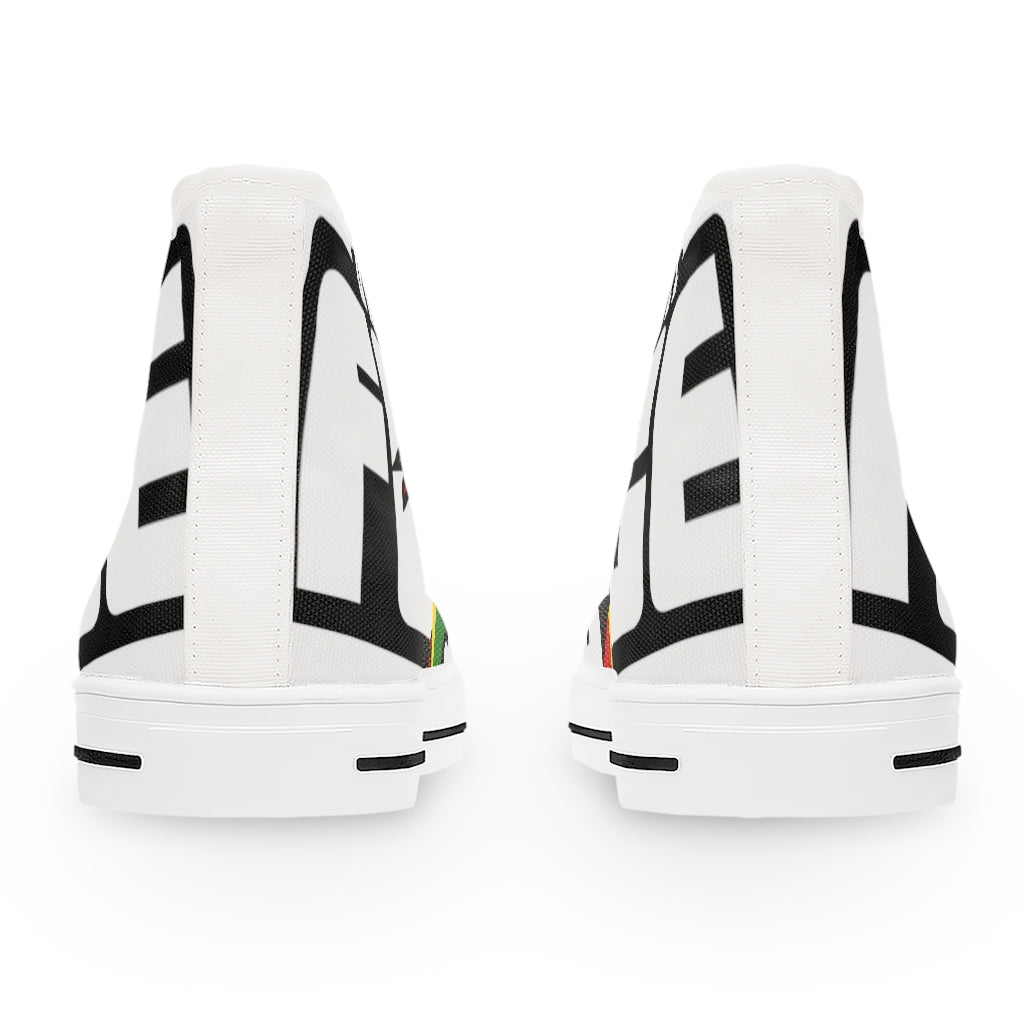 Unstoppable Force Full Banner Women's High Top Sneakers