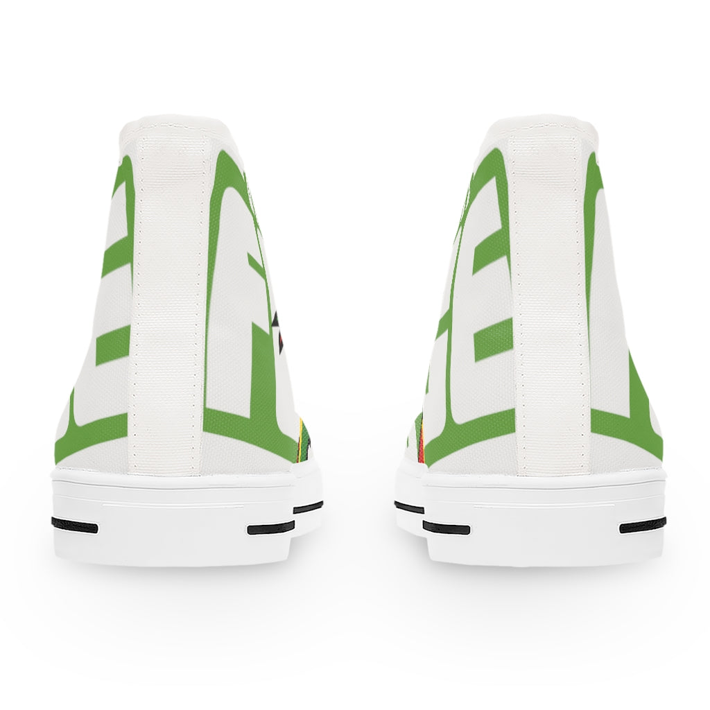 Unstoppable Force Full Banner Women's High Top Sneakers