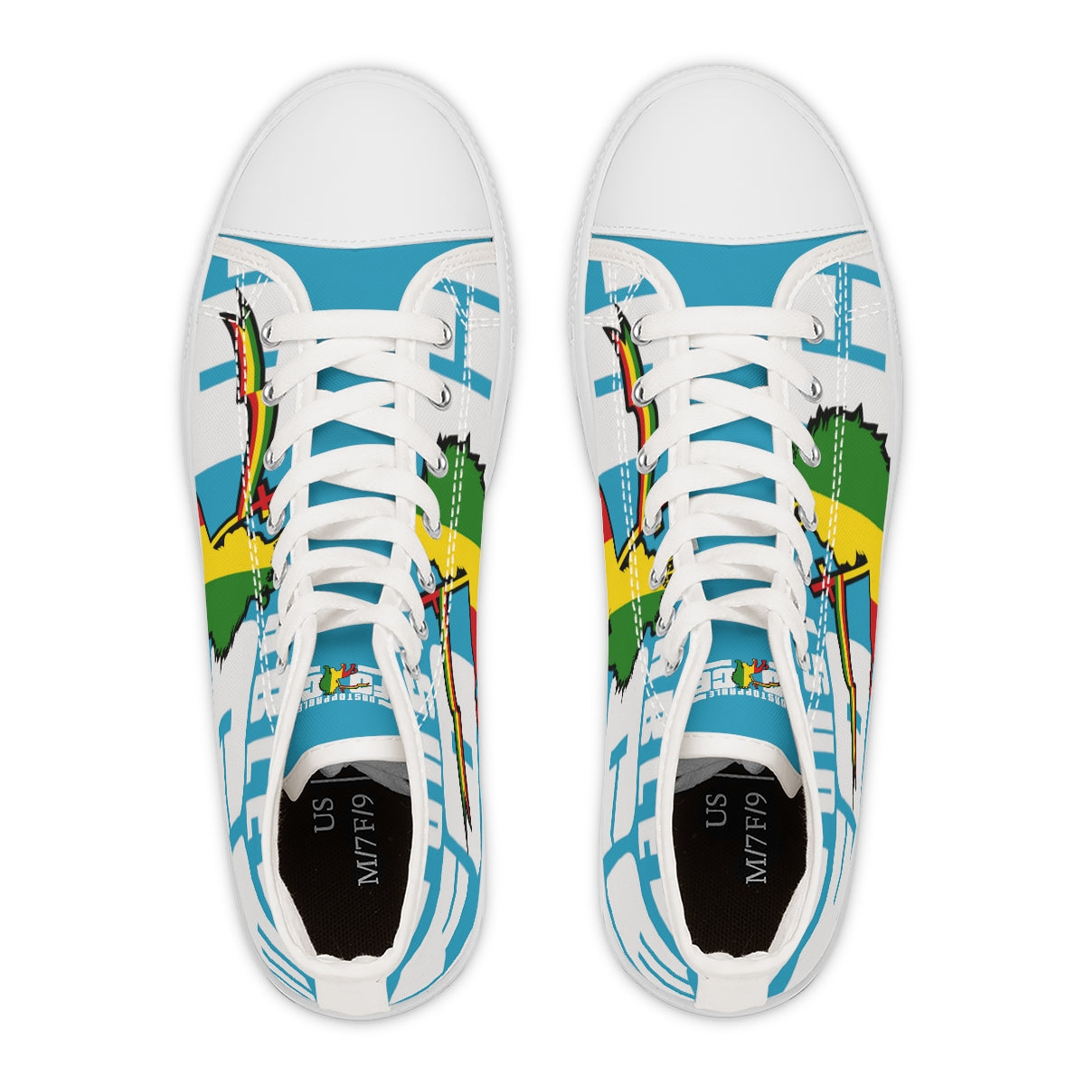 Unstoppable Force Full Banner Women's High Top Sneakers