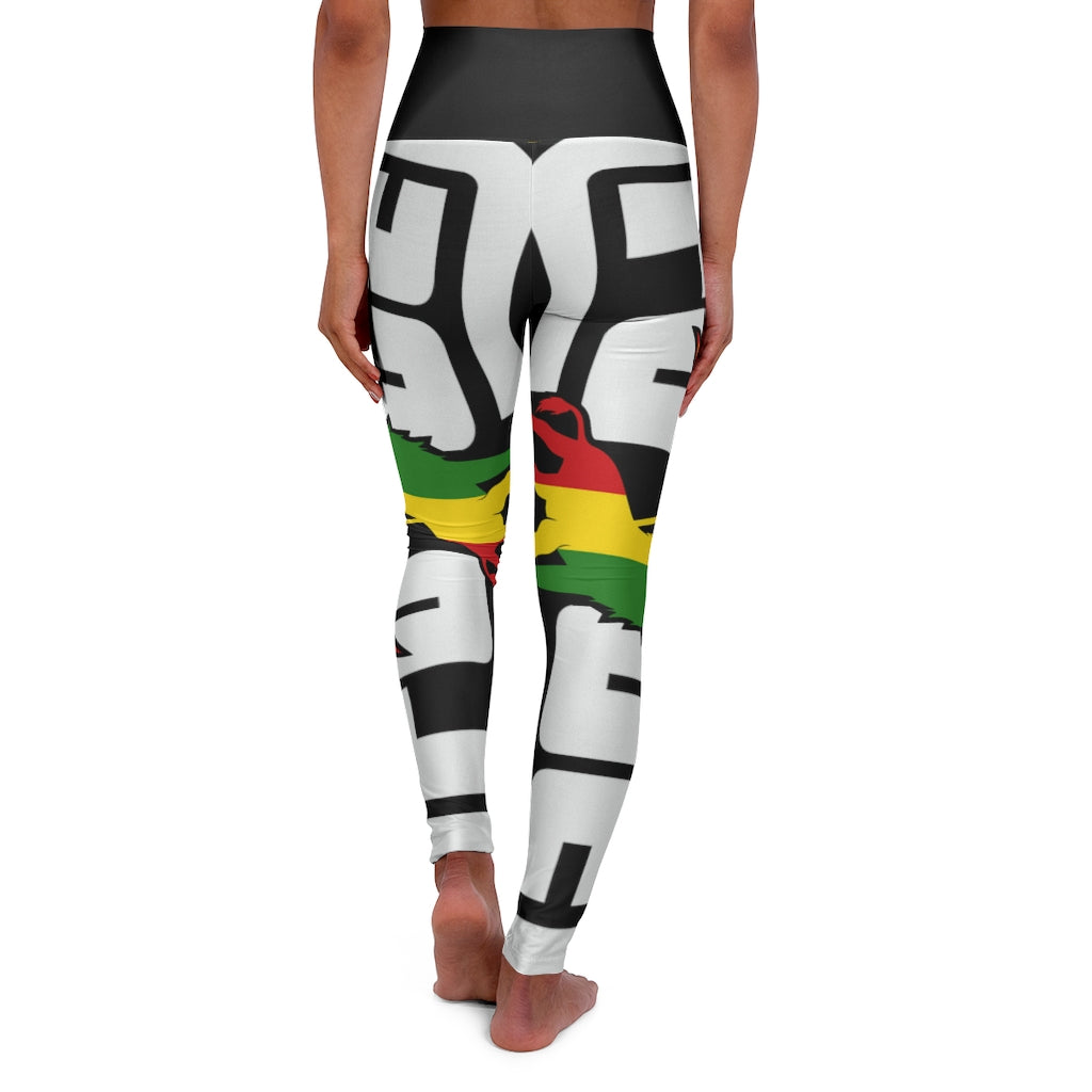 Unstoppable Force Banner High Waisted Yoga Leggings