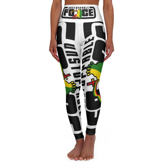 Unstoppable Force Banner High Waisted Yoga Leggings