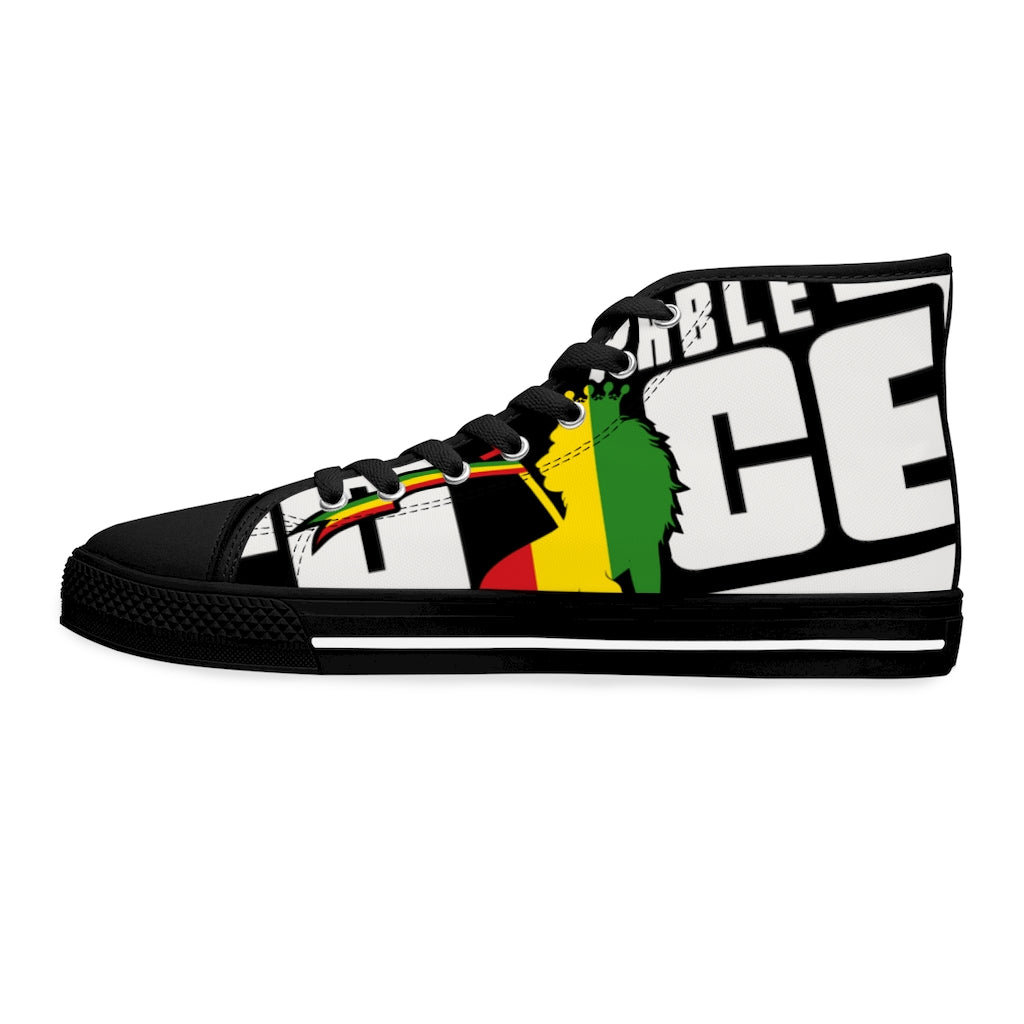 Unstoppable Force Full Banner Women's High Top Sneakers