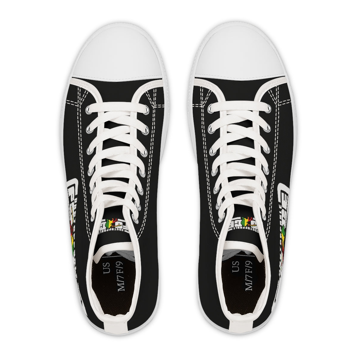 Unstoppable Force SQ banner Women's High Top Sneakers