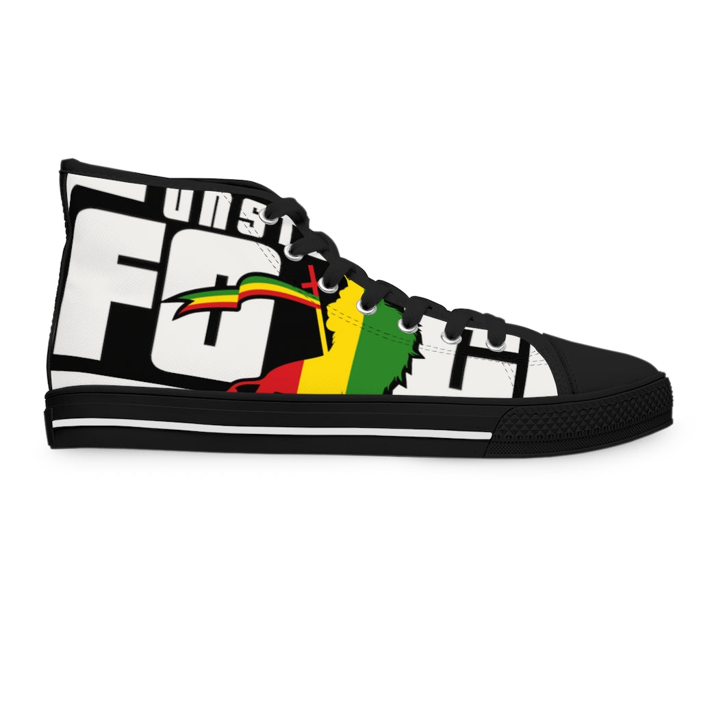 Unstoppable Force Full Banner Women's High Top Sneakers