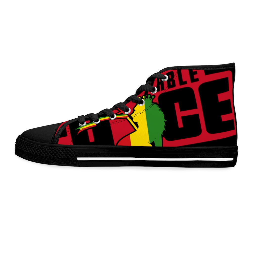 Unstoppable Force Full Banner Women's High Top Sneakers