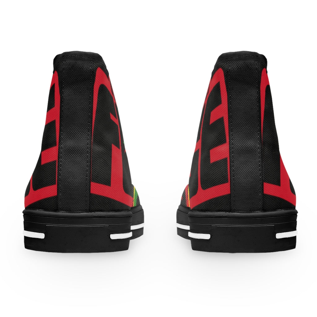 Unstoppable Force Full Banner Women's High Top Sneakers